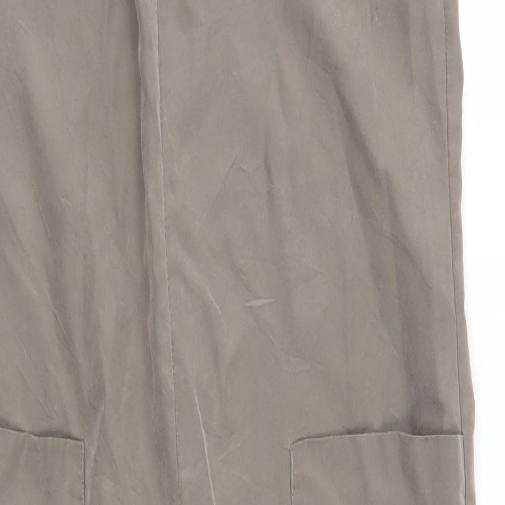 Topshop Womens Grey   Jumpsuit One-Piece Size 6 L23 in