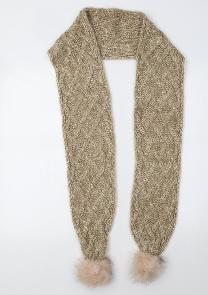 Preworn Womens Beige    Scarf