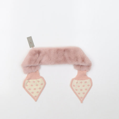 Zelly Girls Pink Polka Dot  Scarf Scarves & Wraps Size Regular