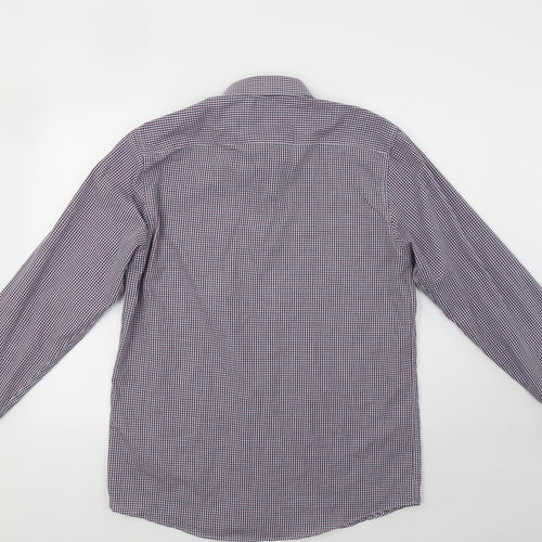 Primark Mens Blue Check   Dress Shirt Size 16.5