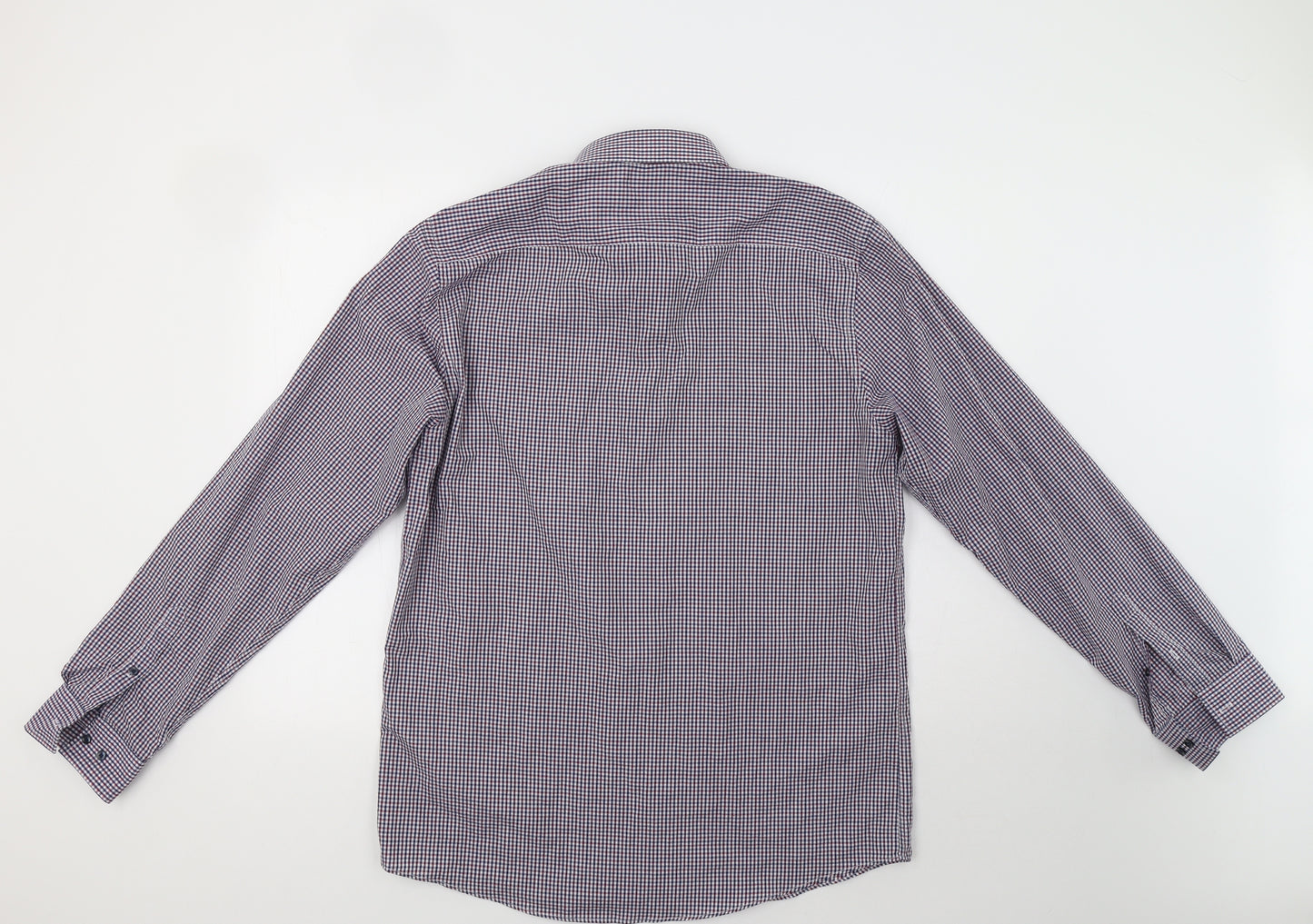 Primark Mens Blue Check   Dress Shirt Size 16.5