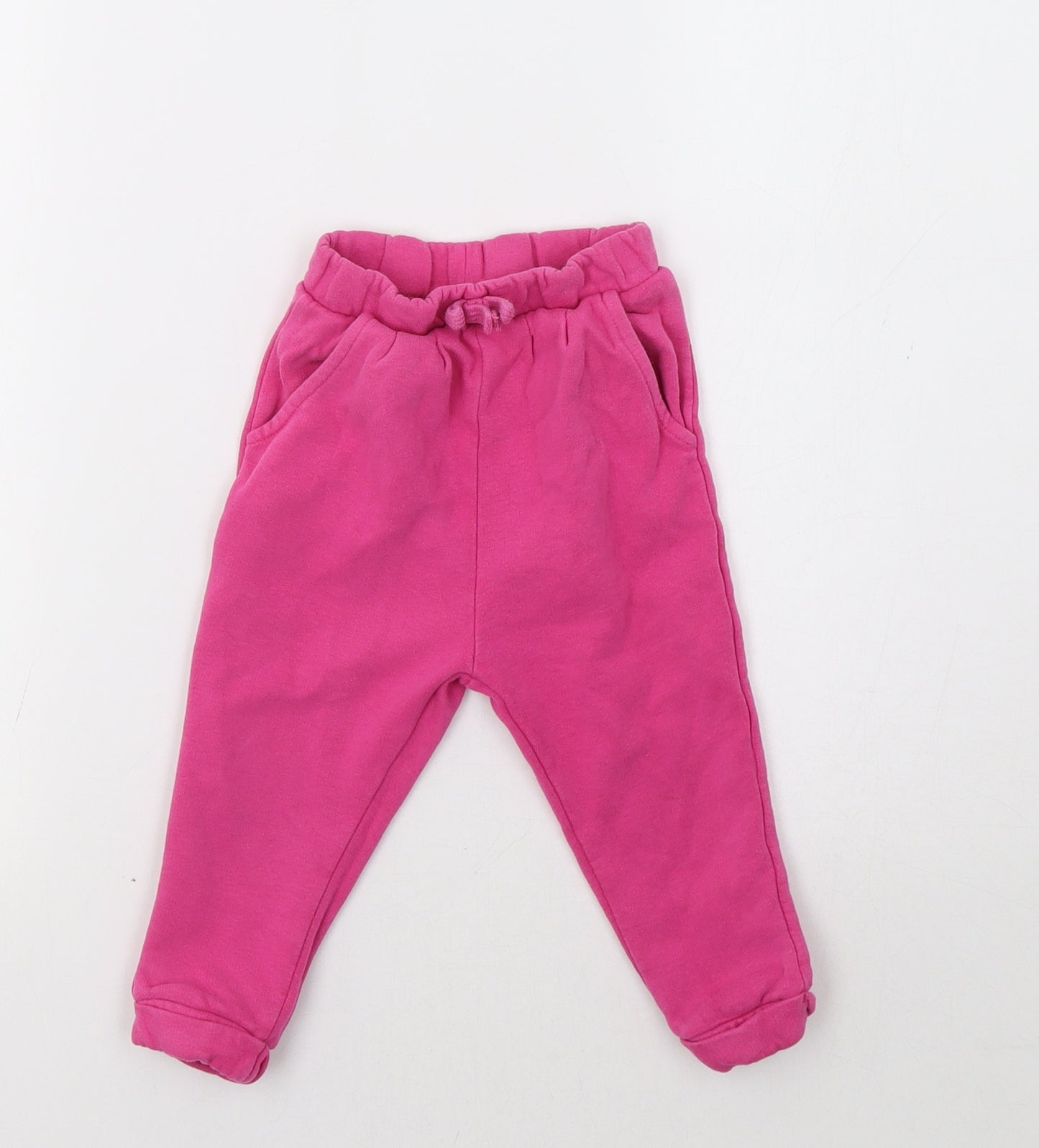 George Baby Pink   Jogger Trousers Size 12-18 Months