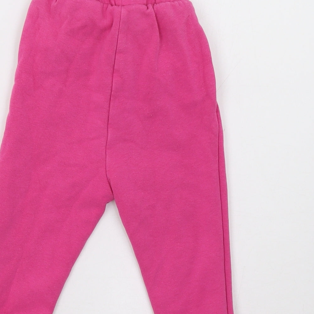 George Baby Pink   Jogger Trousers Size 12-18 Months
