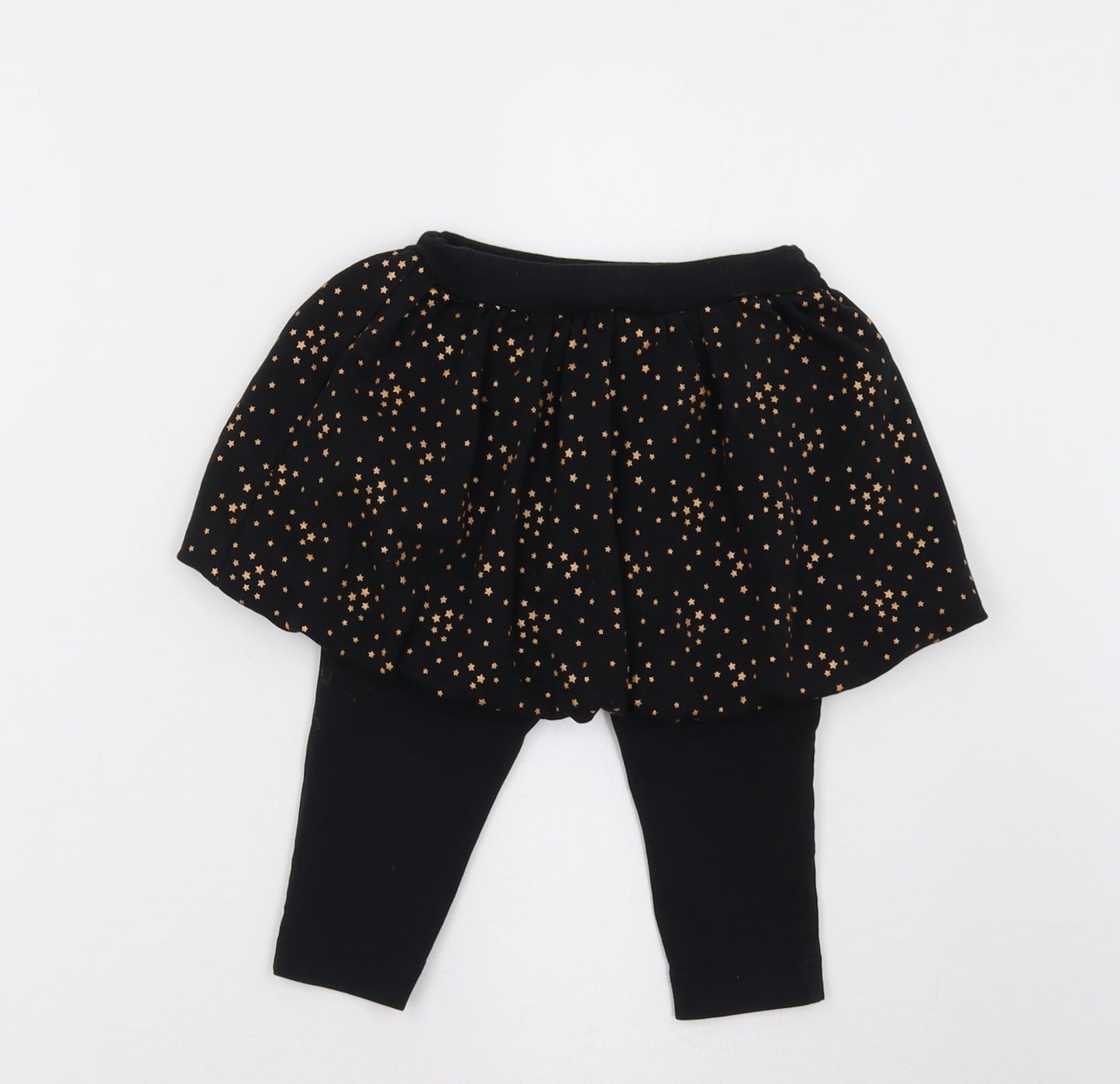 George Baby Black   Skater Skort Size 12-18 Months  - Star Print