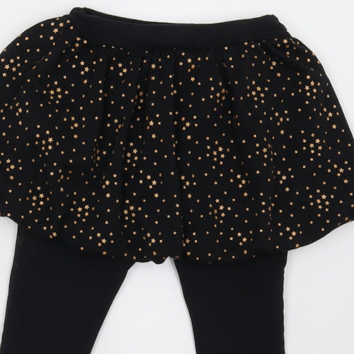 George Baby Black   Skater Skort Size 12-18 Months  - Star Print