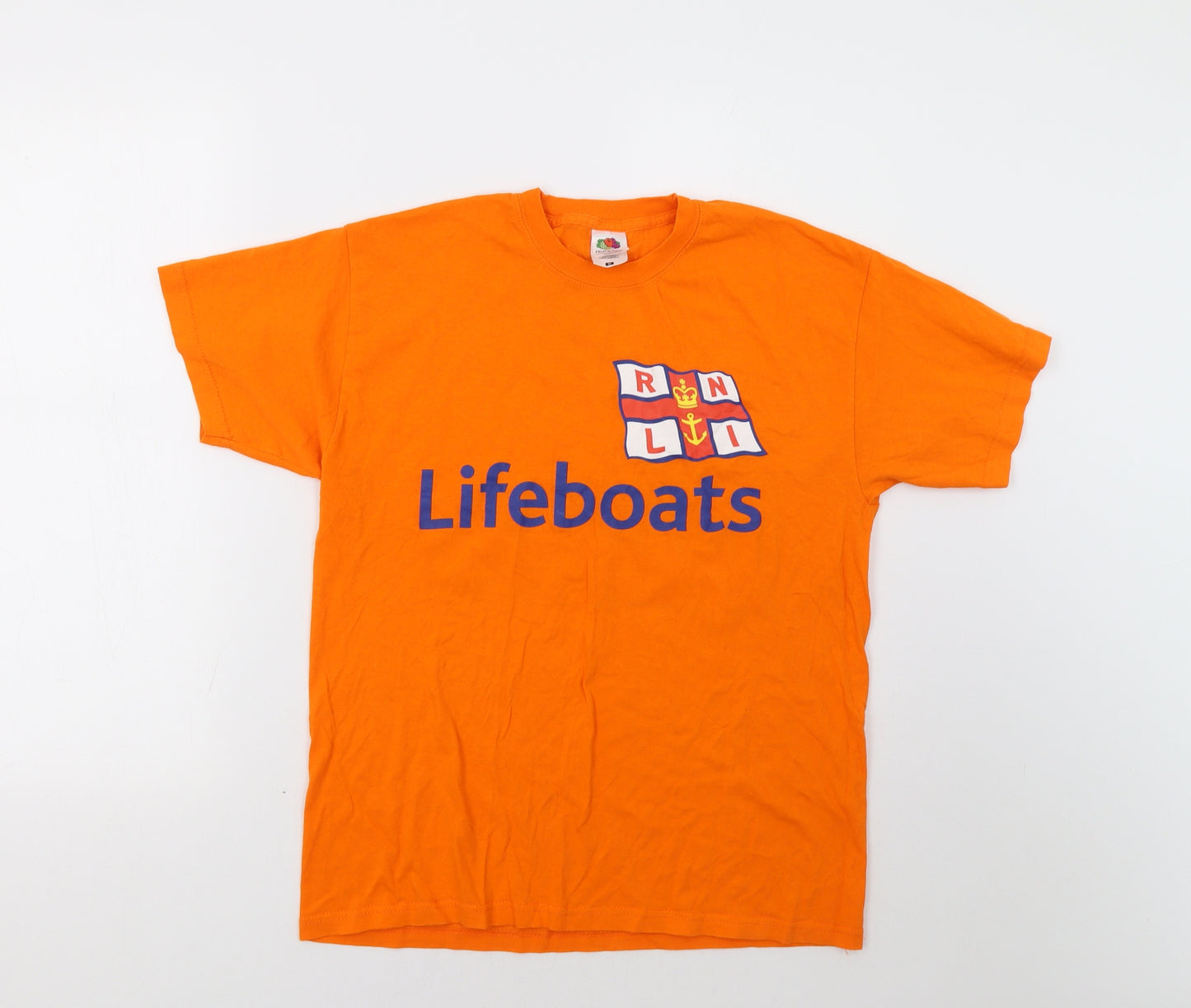 Fruit of the Loom Womens Orange   Basic T-Shirt Size M  - Lifeboats
