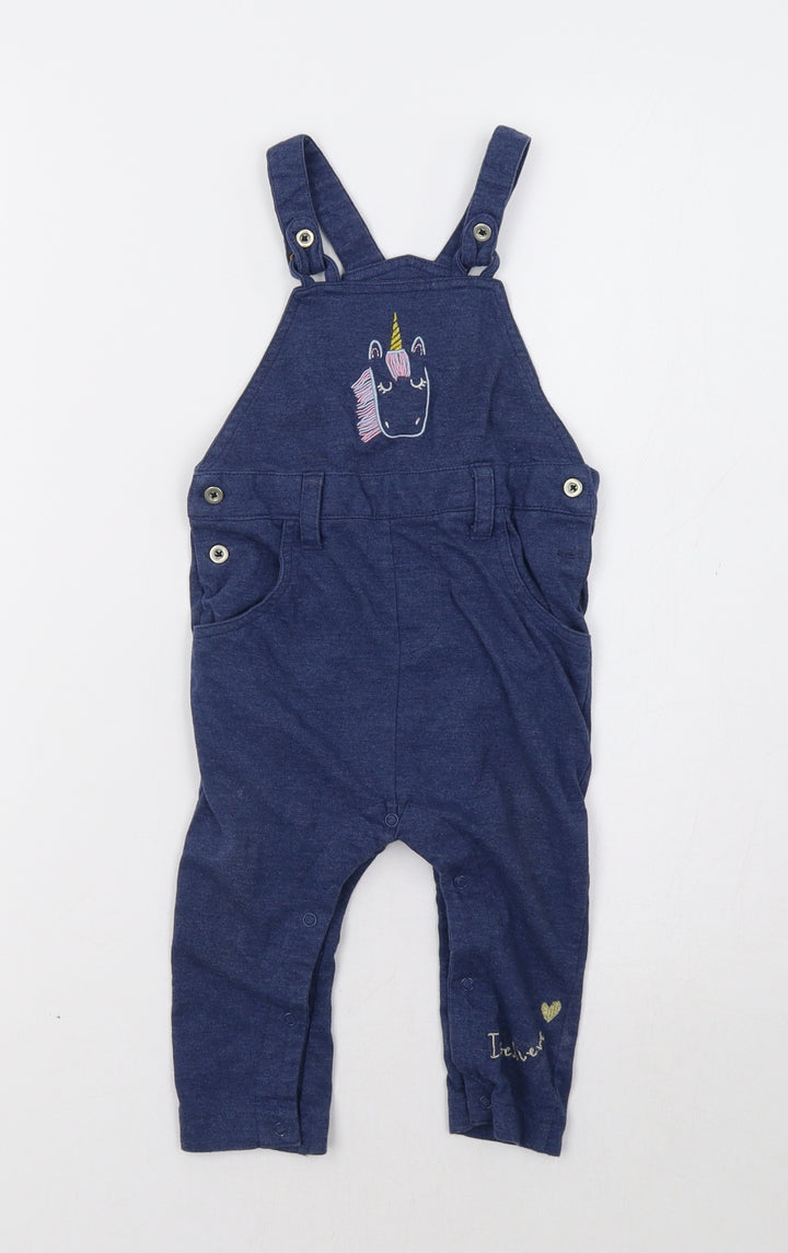 hullabaloo Baby Blue   Sweatpants Trousers Size 12-18 Months  - Unicorn