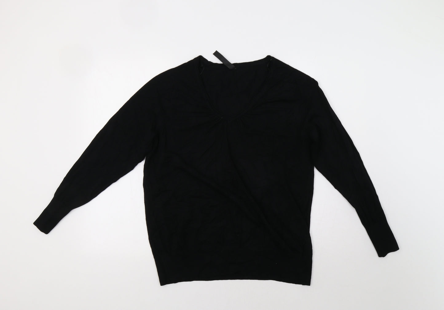 Preworn Womens Black   Pullover Jumper Size 18