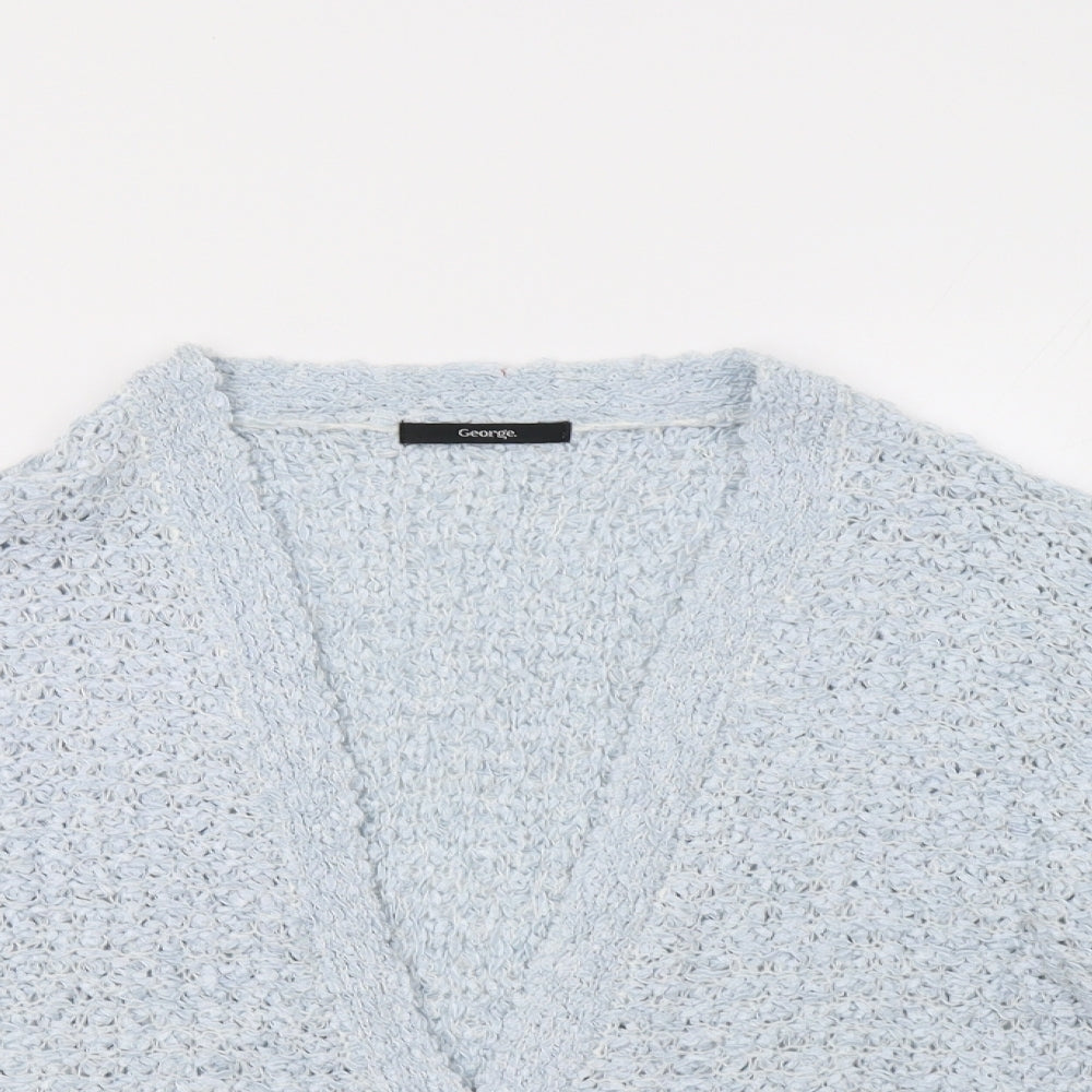 George Womens Blue   Cardigan Jumper Size 16
