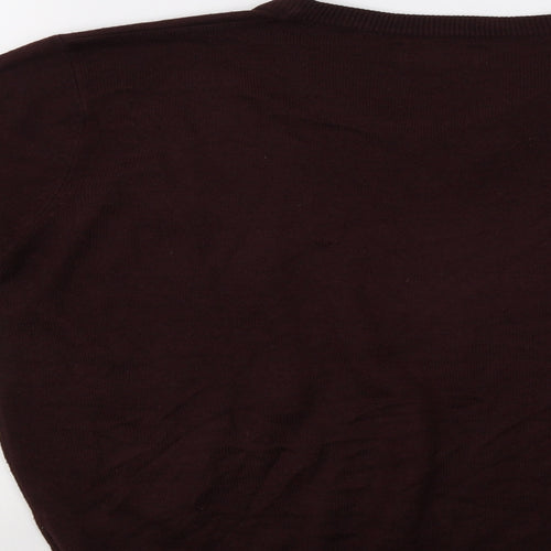 Pierre Cardin Mens Brown   Pullover Jumper Size M