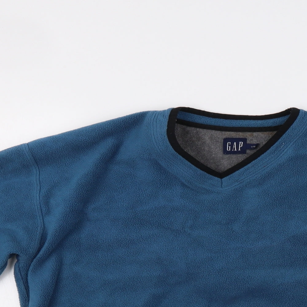 Gap Mens Blue  Fleece Pullover Sweatshirt Size L