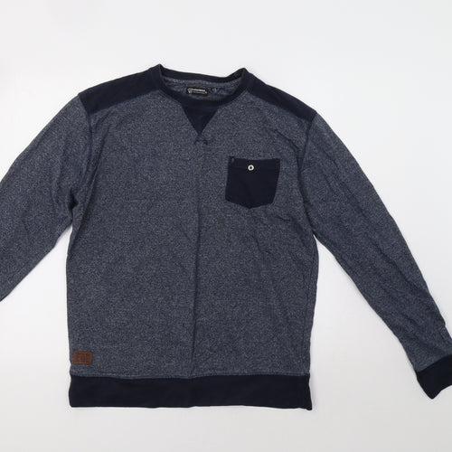 Twisted Soul Mens Blue   Pullover Sweatshirt Size M