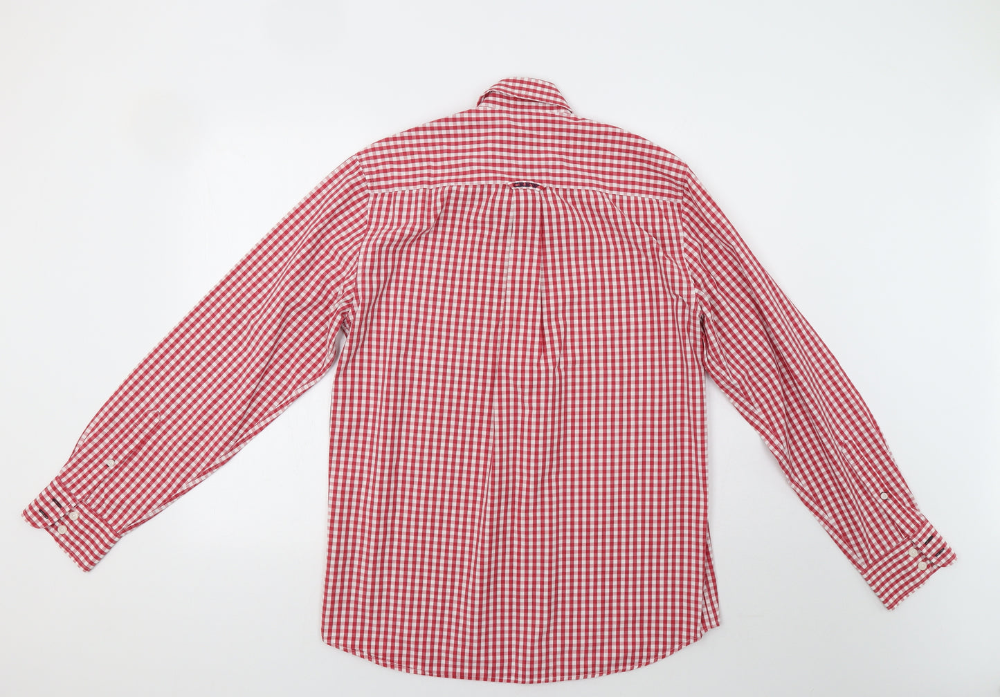 Crew Clothing Mens Red Check   Button-Up Size S