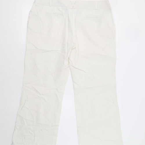 New Look Womens White   Trousers  Size 16 L30 in