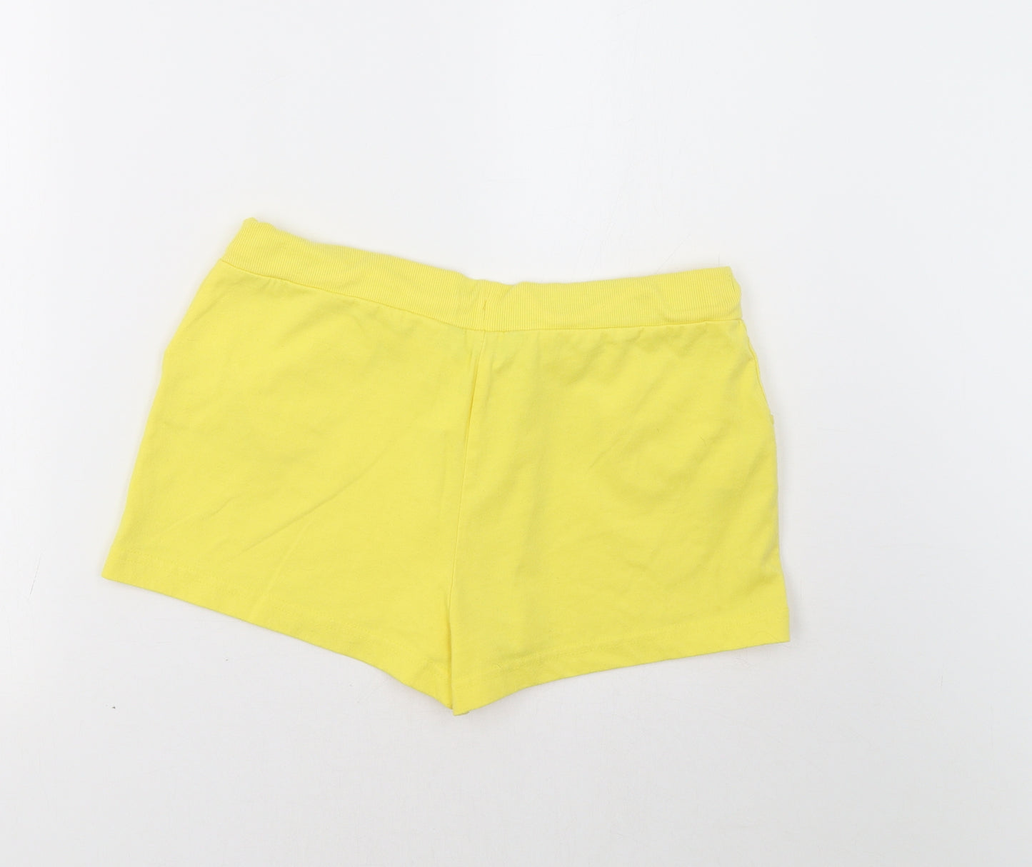 Papaya Womens Yellow   Sweat Shorts Size 14