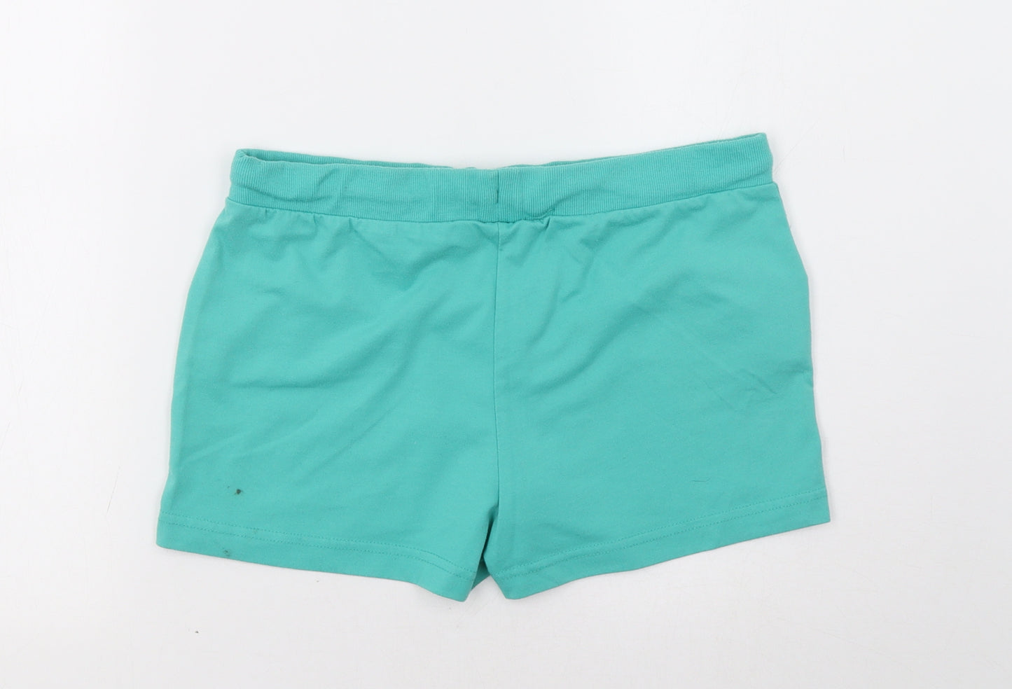 Papaya Womens Green   Sweat Shorts Size 14