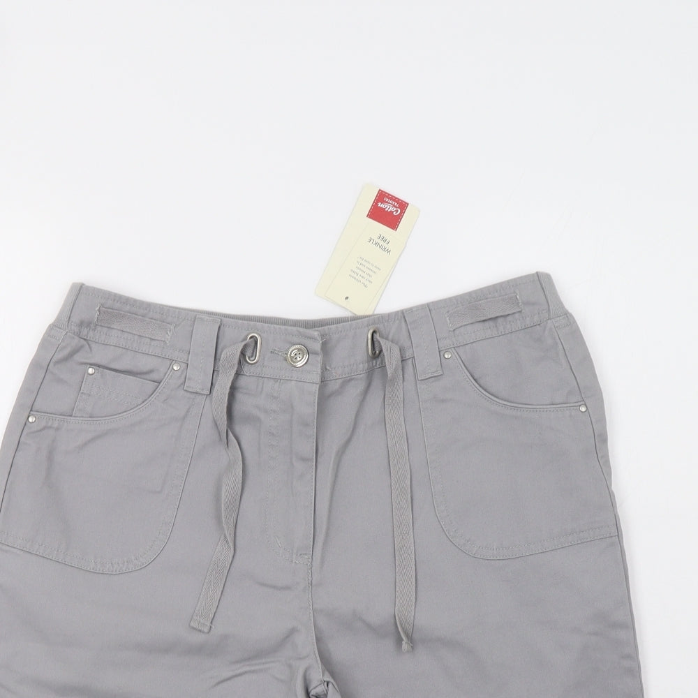 Cotton Traders Womens Grey   Bermuda Shorts Size 14