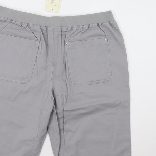 Cotton Traders Womens Grey   Bermuda Shorts Size 14