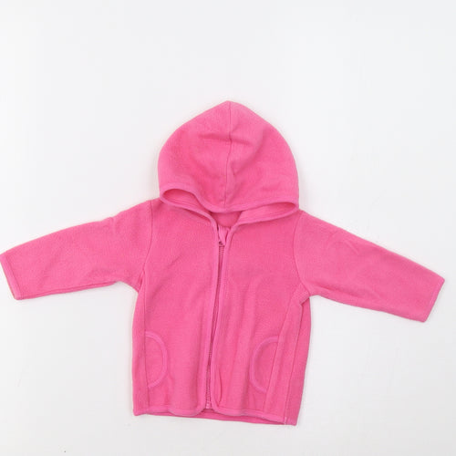 George Baby Pink   Full Zip Jumper Size 0-3 Months