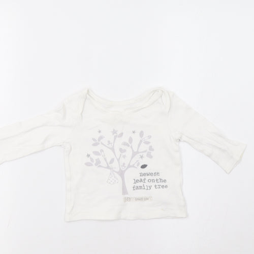 George Baby White   Basic Blouse Size 6-9 Months