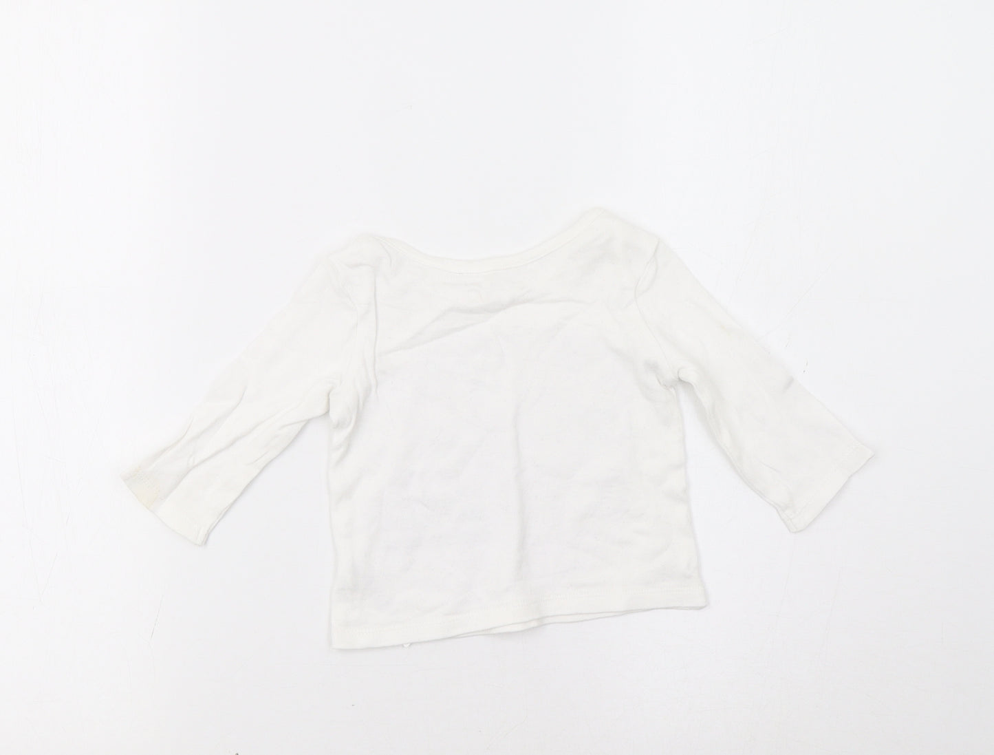 George Baby White   Basic Blouse Size 6-9 Months