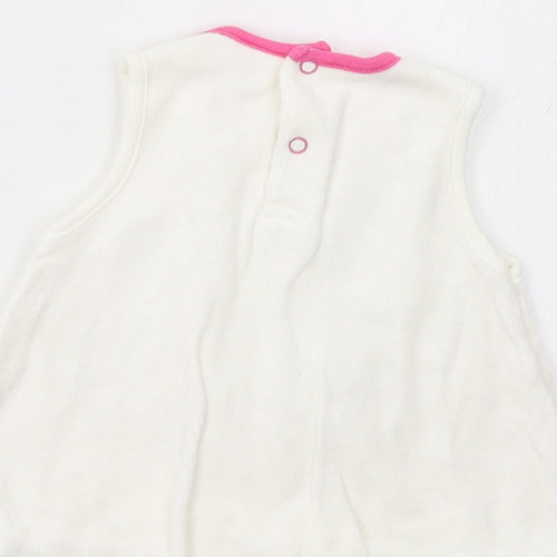 Cutey Couture Baby White   Tunic Blouse Size 3-6 Months