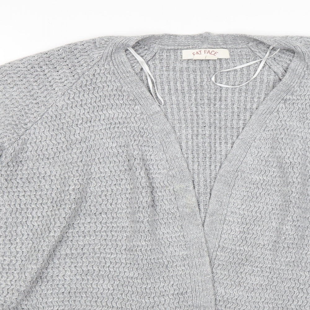 Fat Face Womens Grey   Cardigan Jumper Size 6