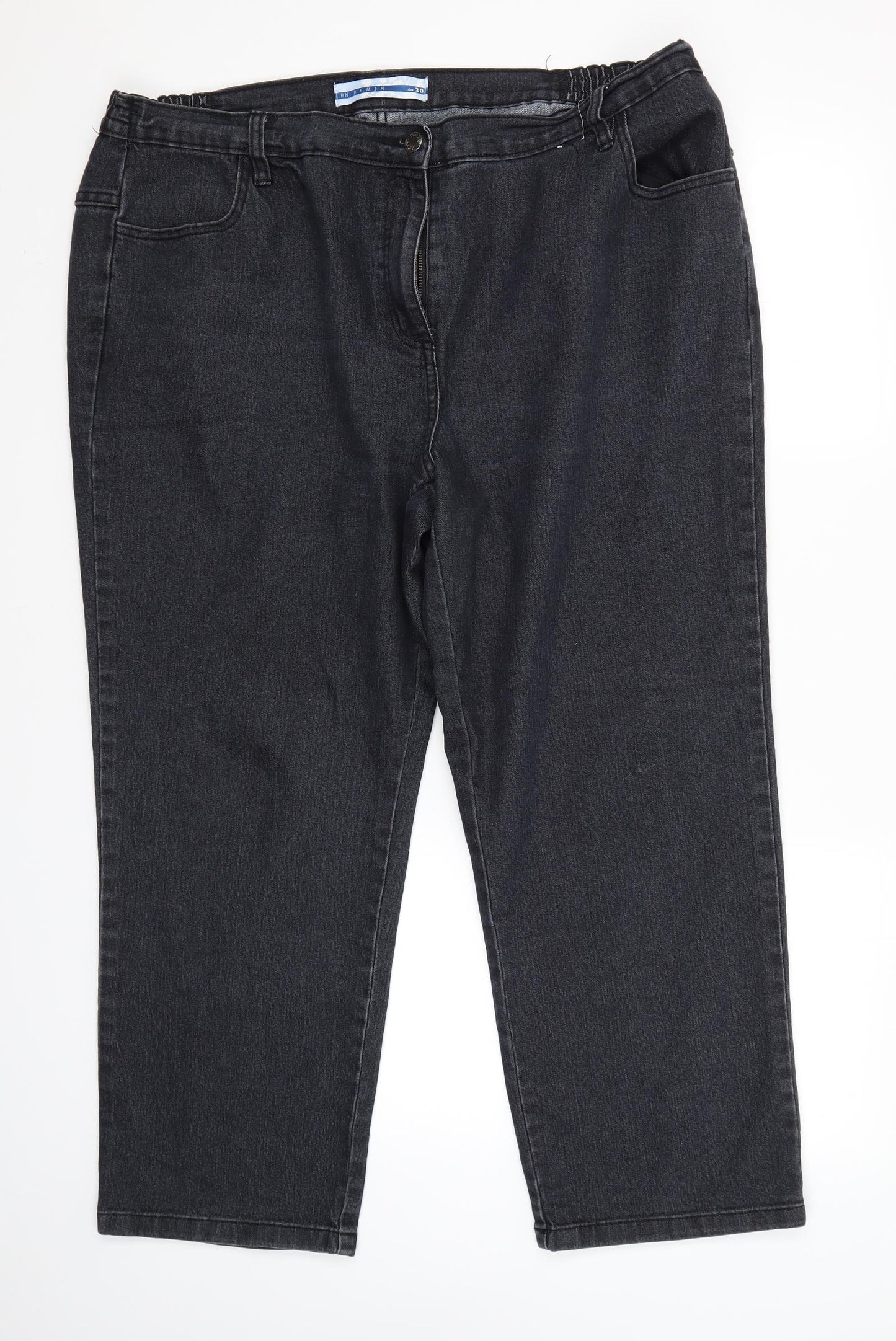 BM Womens Black   Straight Jeans Size 20 L26 in