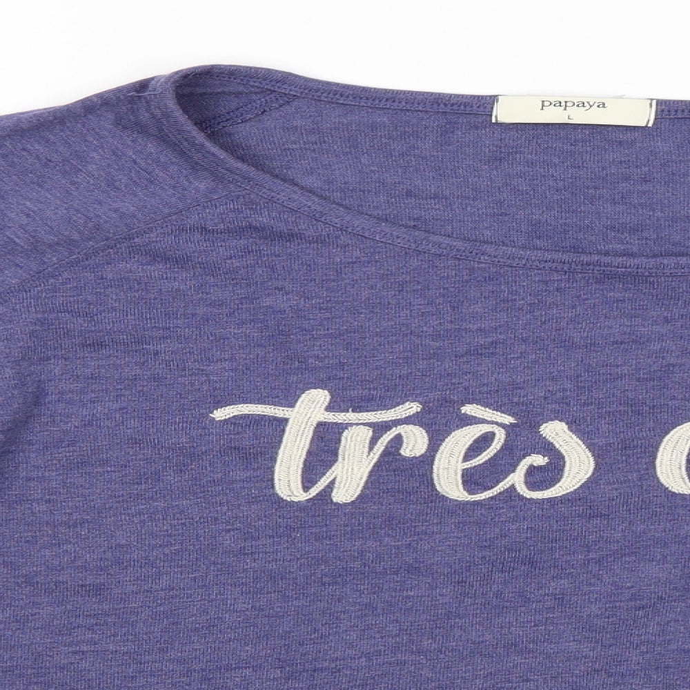 Matalan Womens Blue   Pullover Jumper Size L