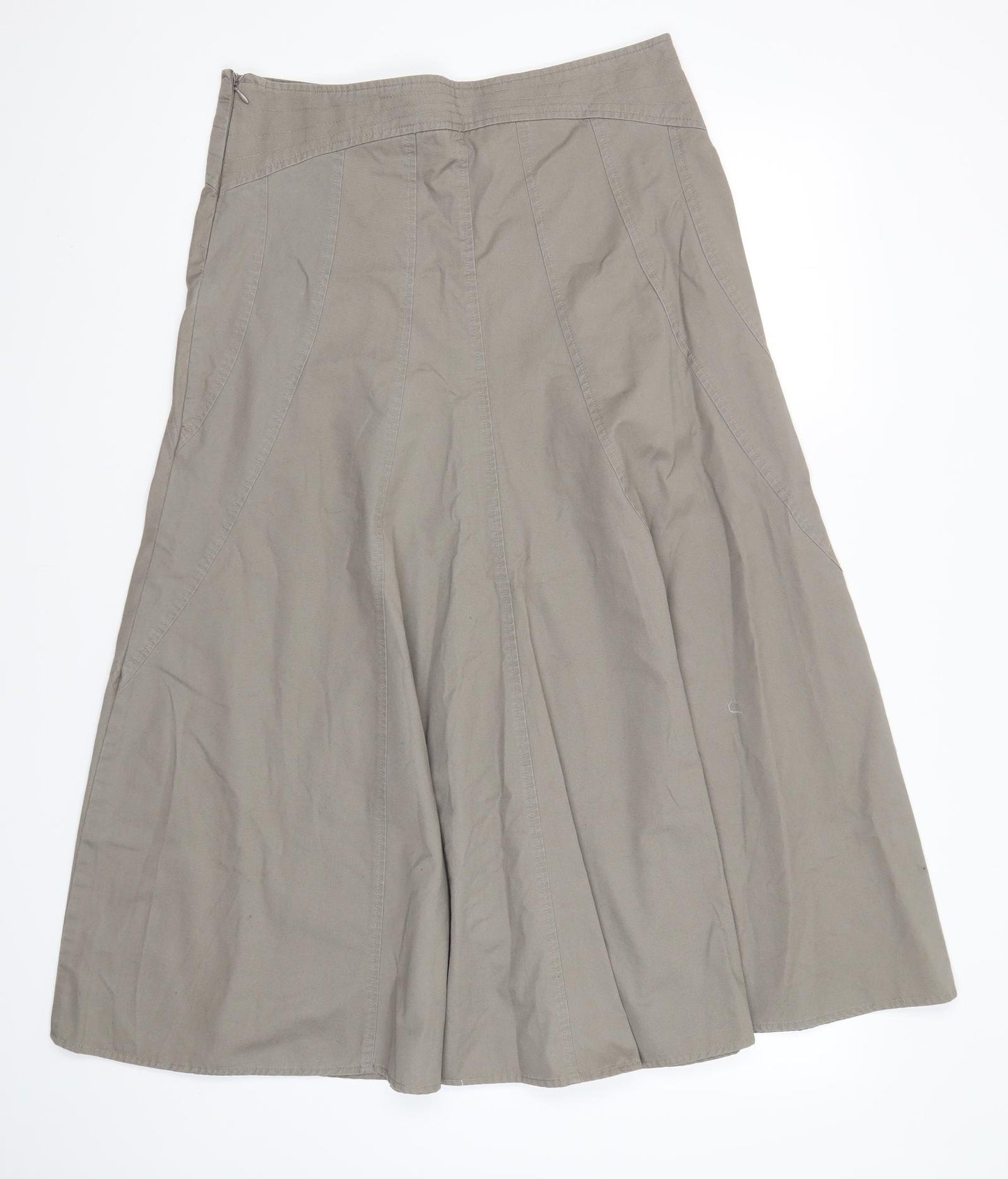 Matalan Womens Brown   A-Line Skirt Size 12