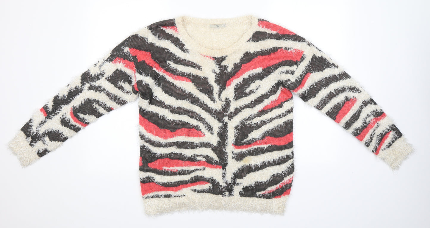 TU Womens Multicoloured   Pullover Jumper Size 12