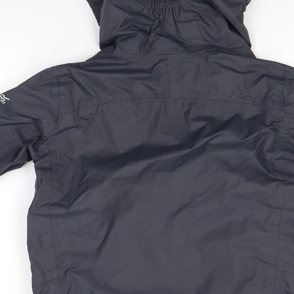 Regatta Boys Grey   Rain Coat Coat Size 5-6 Years