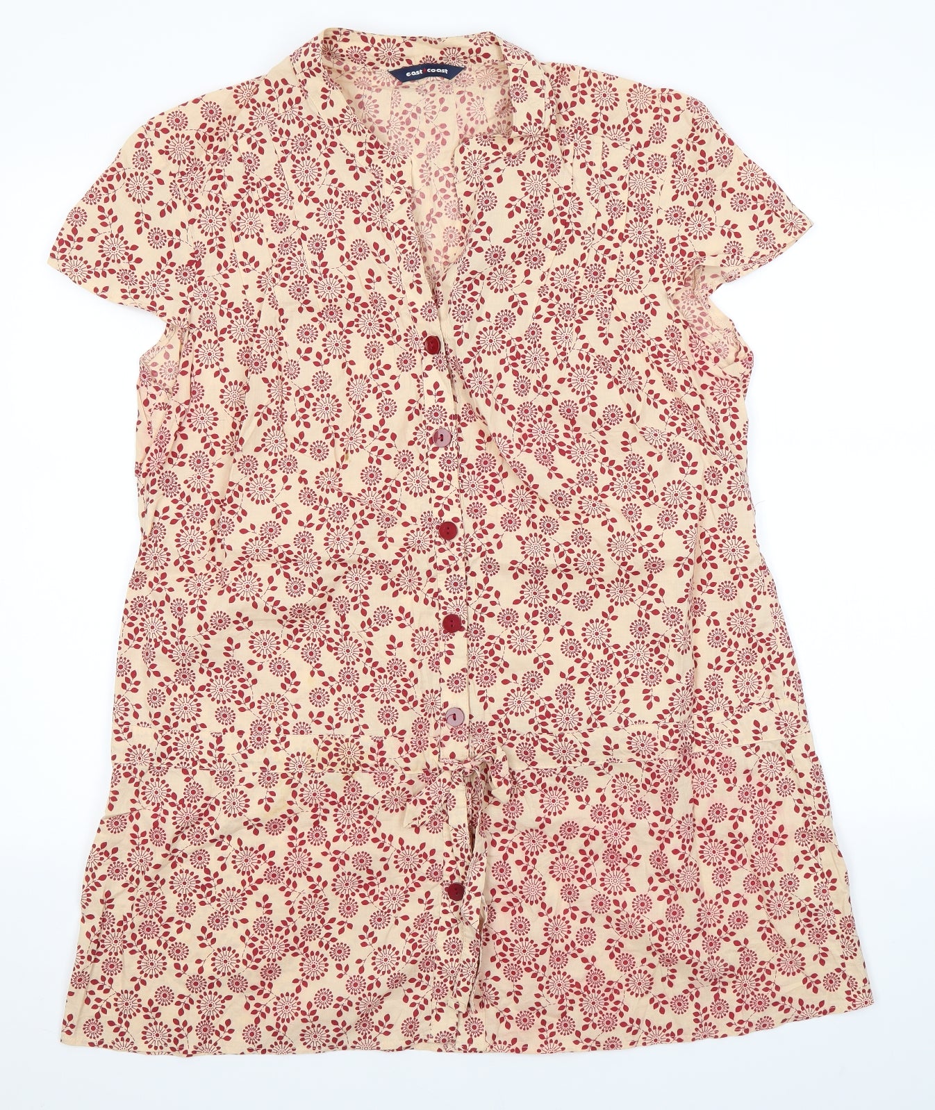 East Coast Womens Multicoloured Floral  Shirt Dress  Size 20