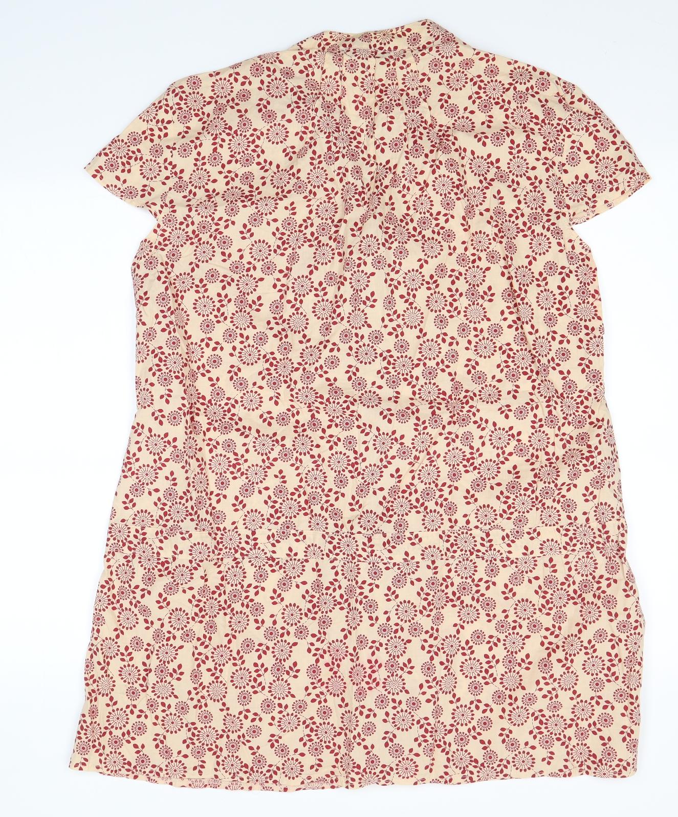East Coast Womens Multicoloured Floral  Shirt Dress  Size 20
