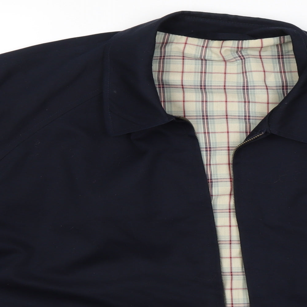 M&S Mens Blue   Jacket Coat Size M