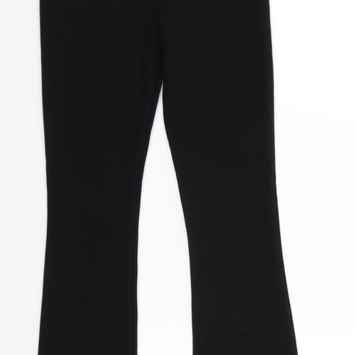 Preworn Girls Black   Dress Pants Trousers Size 11-12 Years