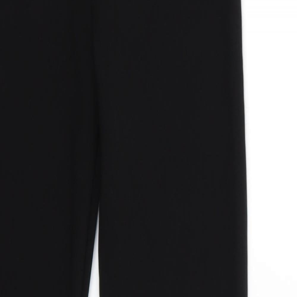Preworn Girls Black   Dress Pants Trousers Size 11-12 Years