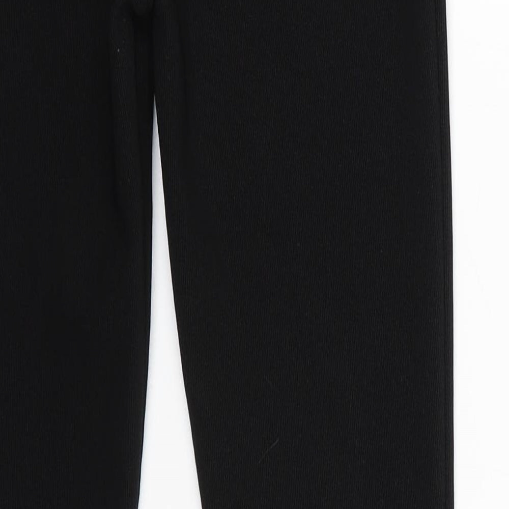 Preworn Girls Black   Dress Pants Trousers Size 11-12 Years