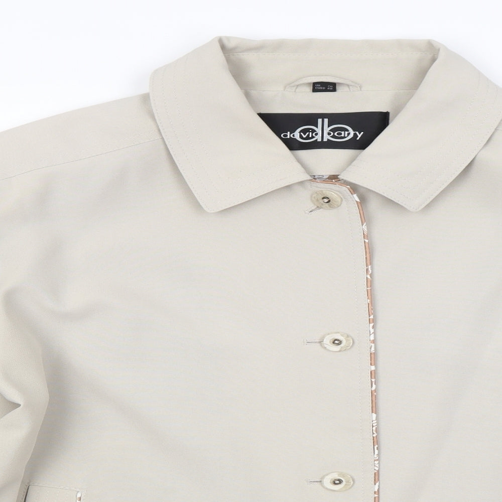 David Barry Womens Beige   Jacket  Size 20