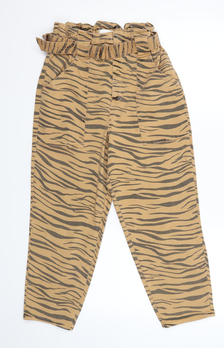 River Island Womens Brown Mom Jeans Size 8 L22 in