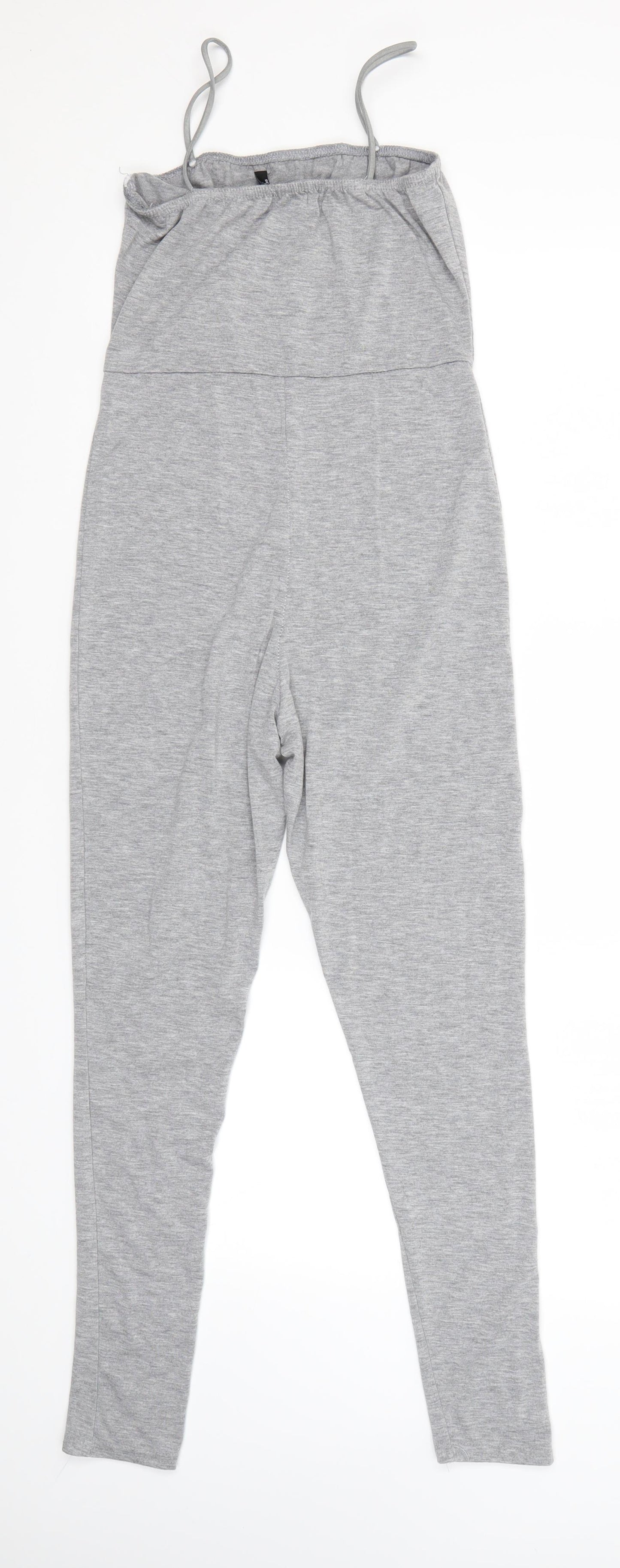 PRETTYLITTLETHING Womens Grey   Jumpsuit One-Piece Size 8 L26 in