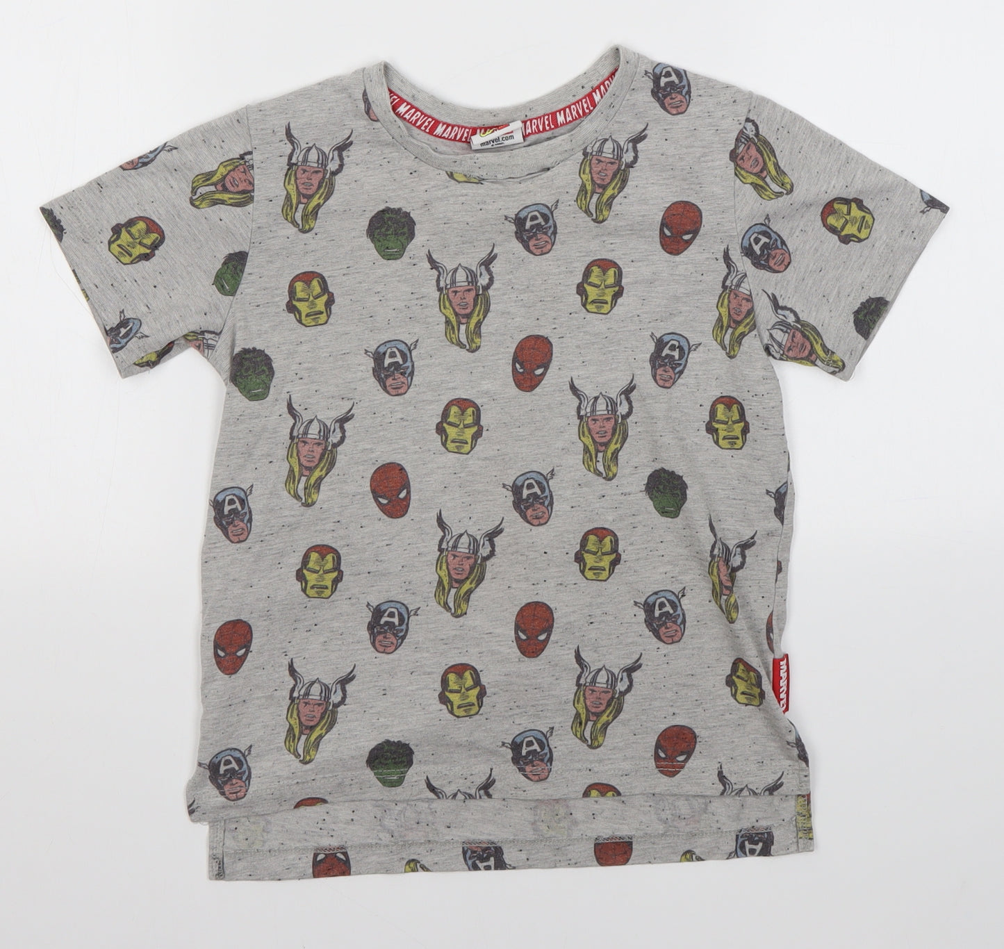 Matalan Boys Grey   Basic T-Shirt Size 6 Years