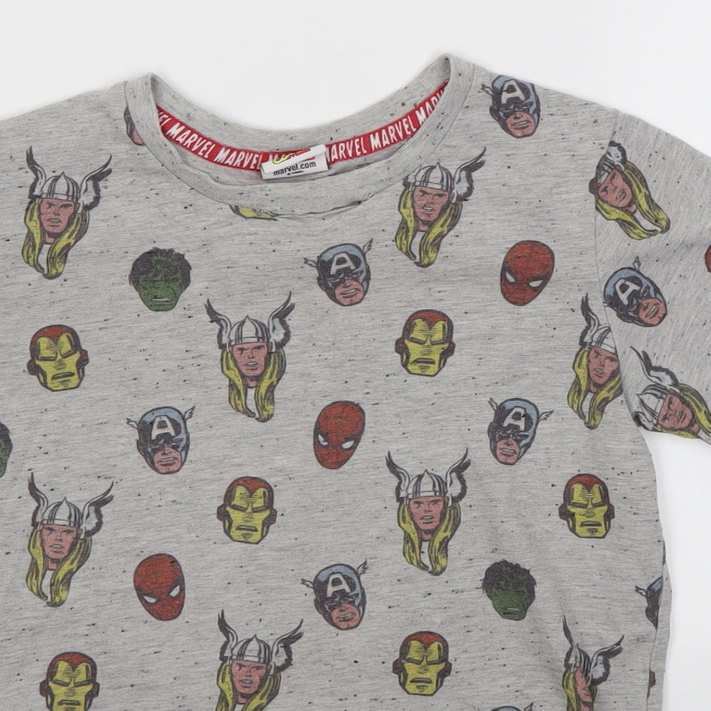 Matalan Boys Grey   Basic T-Shirt Size 6 Years