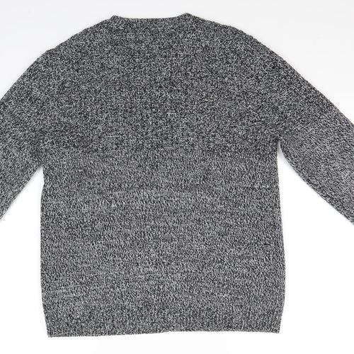 Topman Mens Grey   Pullover Jumper Size M