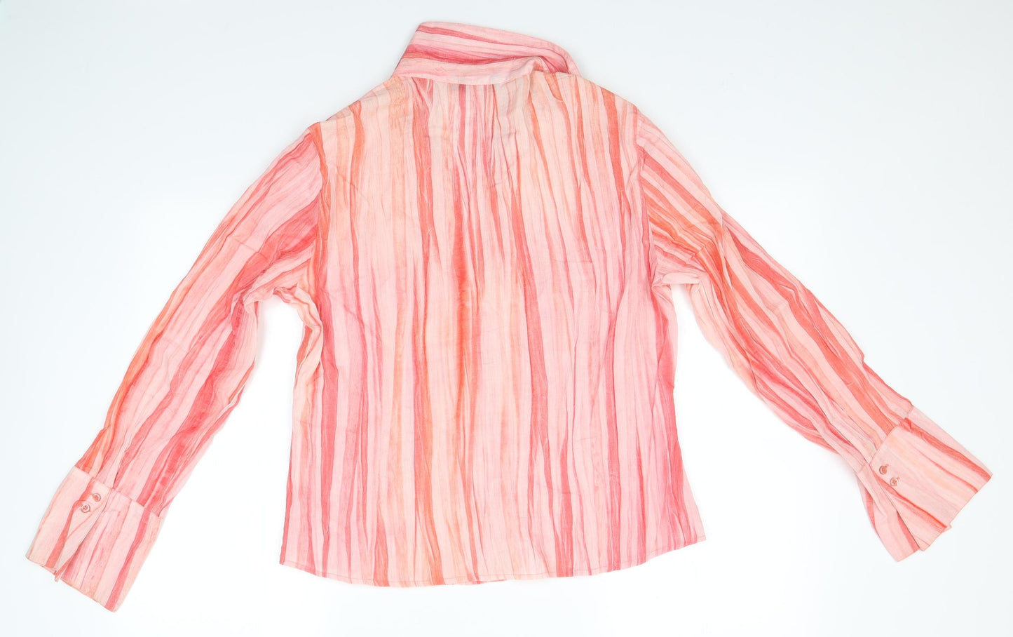 M&S Womens Pink   Basic Button-Up Size 14