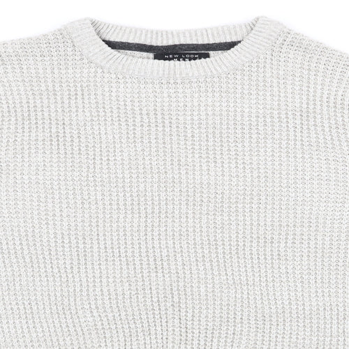 New Look Mens Grey   Pullover Jumper Size S