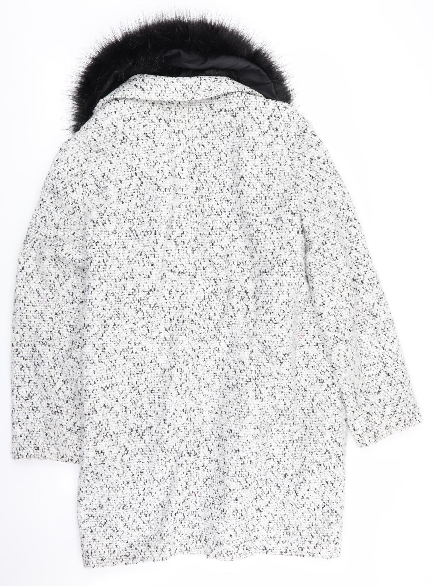 Primark Womens Grey   Overcoat Coat Size 20