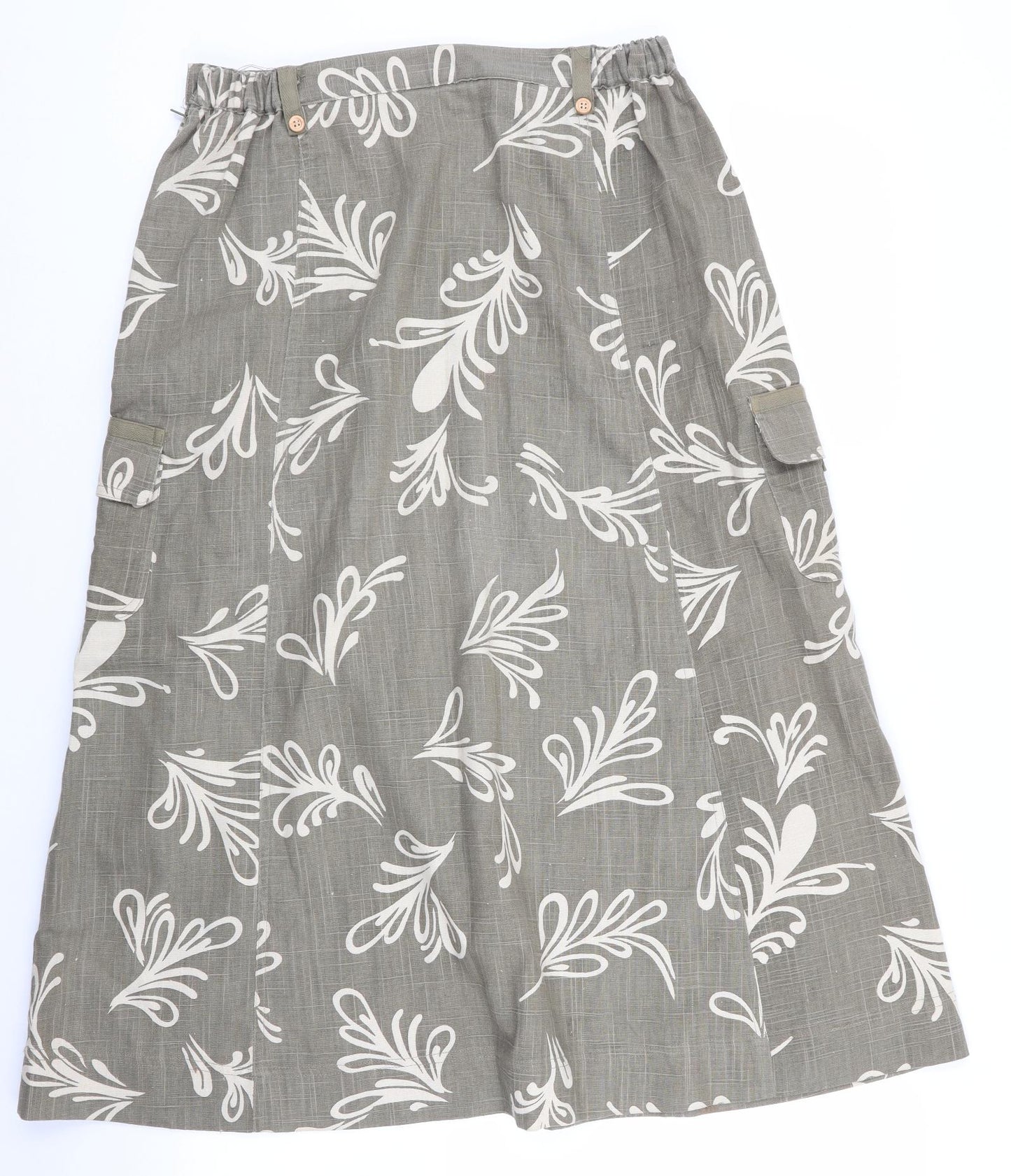 Alice Collins Womens Green   A-Line Skirt Size 12