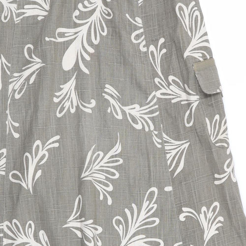 Alice Collins Womens Green   A-Line Skirt Size 12