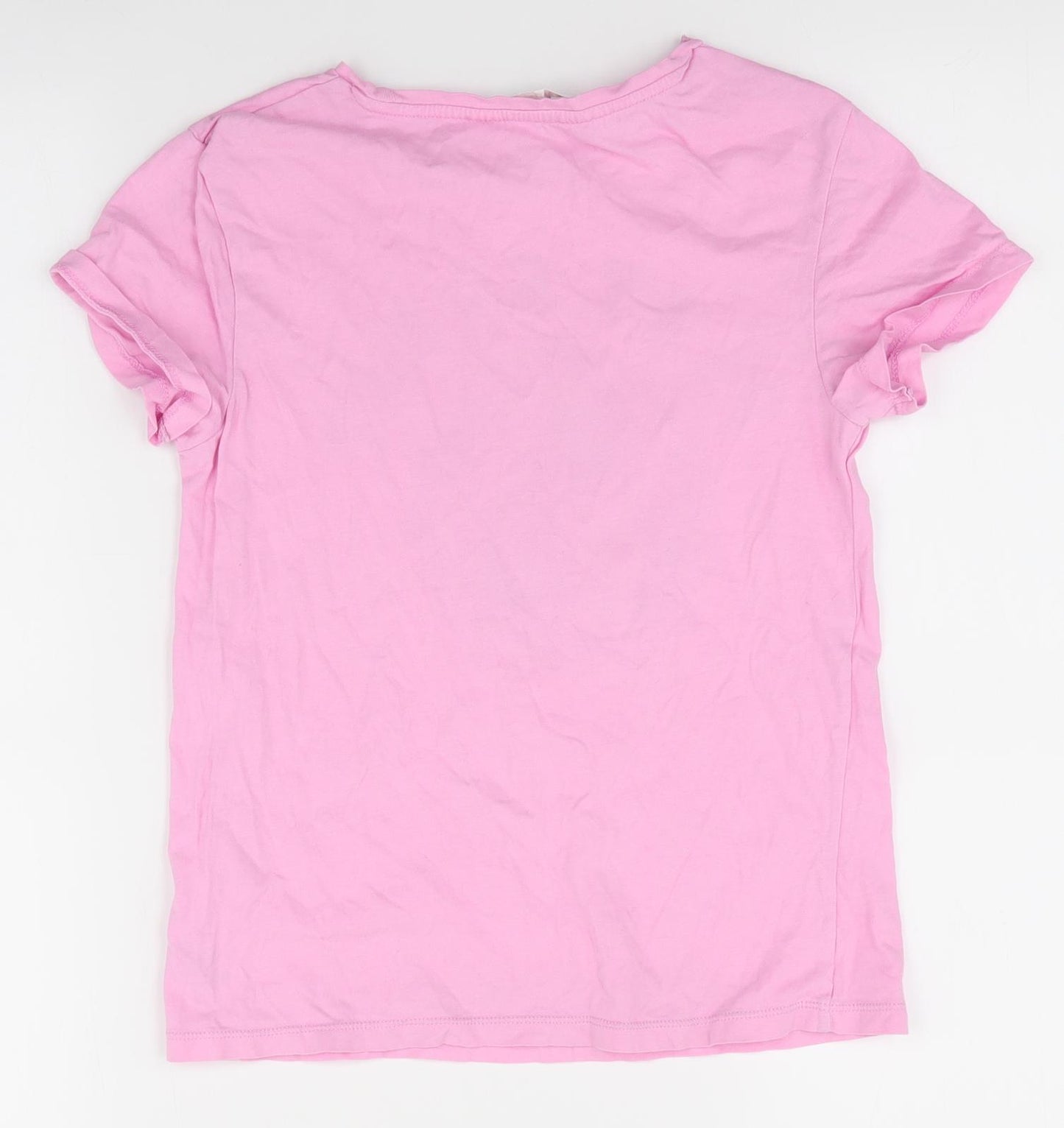 H&M Girls Pink   Basic Polo Size 8-9 Years